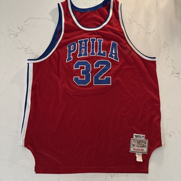 Mitchell & Ness Other - Mitchell & Ness 1970 Hardwood Classics Philadelphia Cunningham 32 Jersey Size 3X
